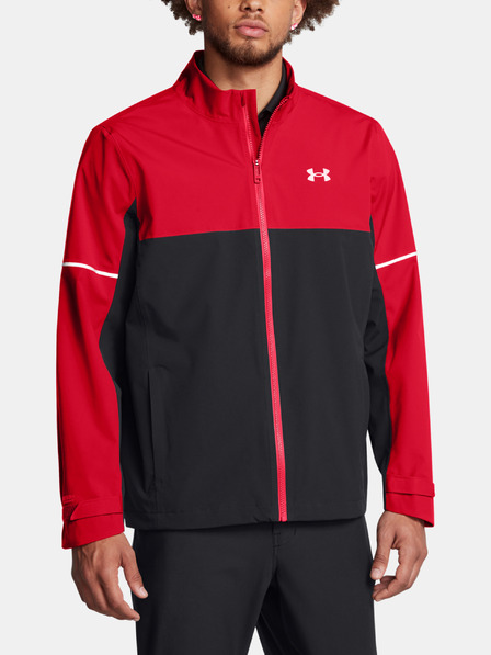 Under Armour Мъжки анцуг Under Armour DRIVE RAIN JACKET-RED