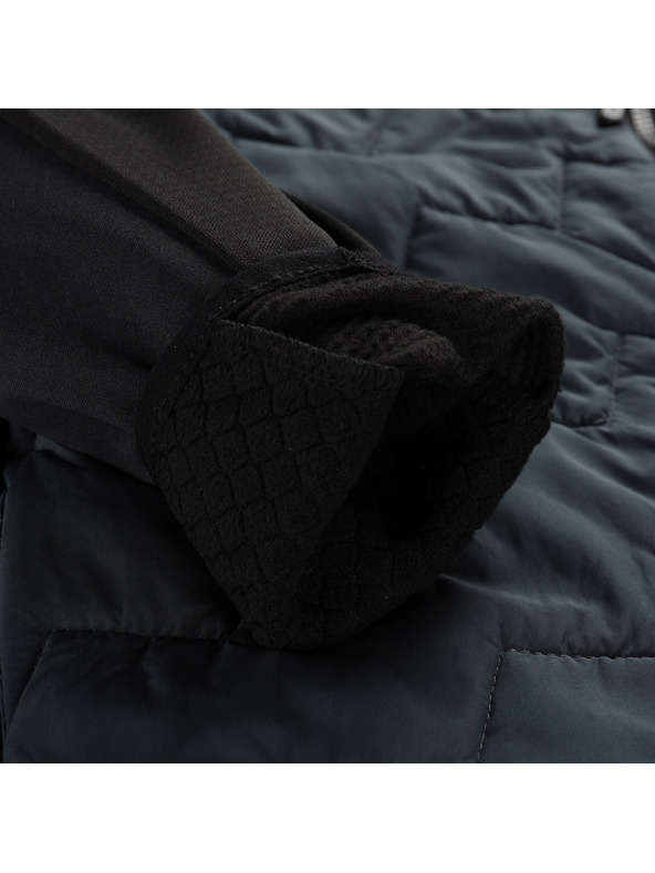 ALPINE PRO Мъжки суитшърт с мериносова вата ALPINE PRO JORW тъмен slate