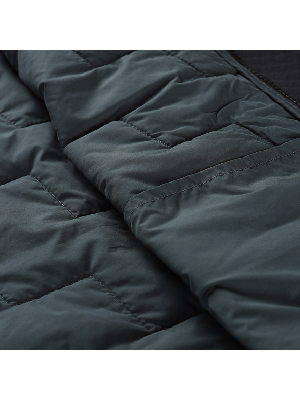 ALPINE PRO Мъжки суитшърт с мериносова вата ALPINE PRO JORW тъмен slate