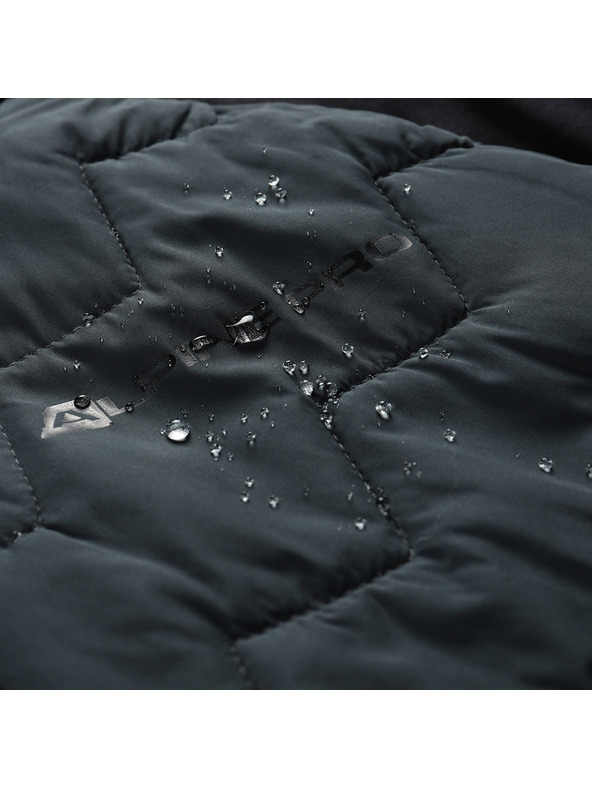 ALPINE PRO Мъжки суитшърт с мериносова вата ALPINE PRO JORW тъмен slate