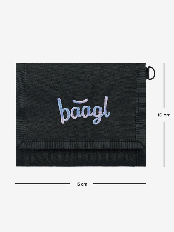 BAAGL  Черно портмоне Baagl Metallic Holo