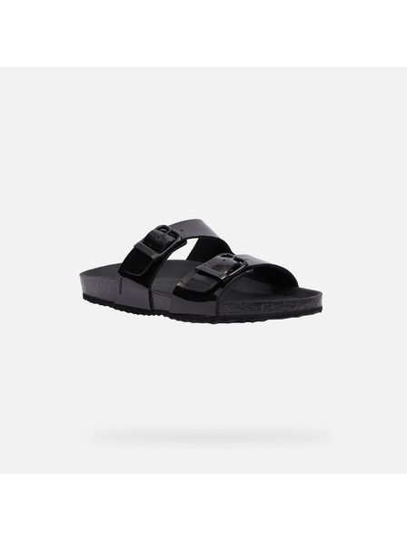 Geox Черни дамски чехли Geox Brionia R