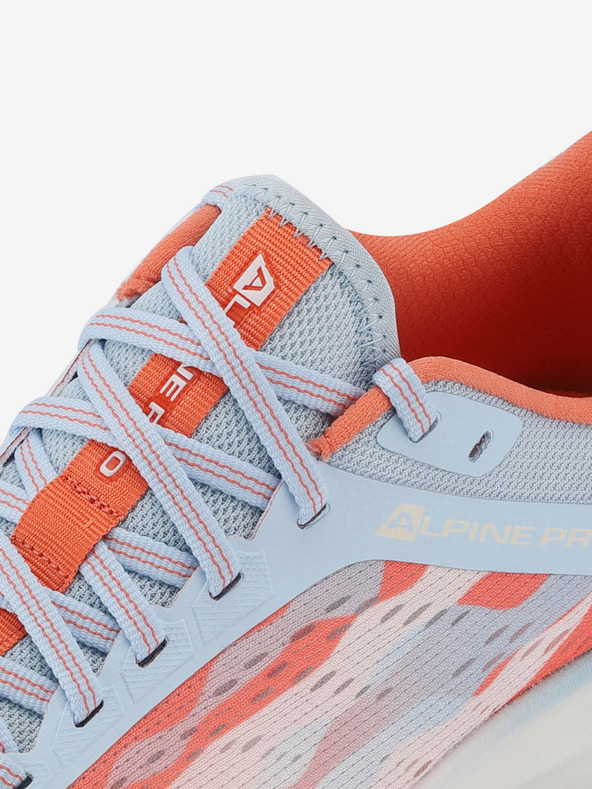 ALPINE PRO Обувки за бягане с антибактериална стелка ALPINE PRO GESE неонова сьомга