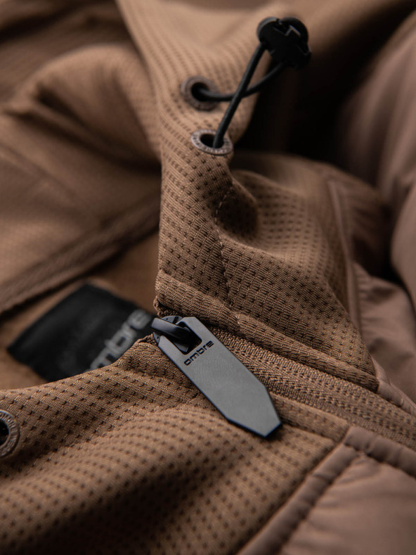 Ombre Clothing Мъжко леко цветно спортно яке с полар Ombre Clothing