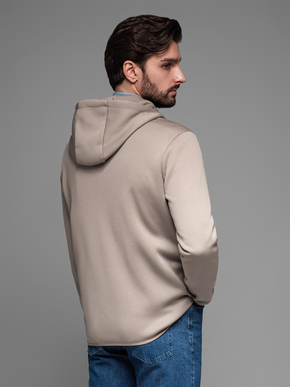 Ombre Clothing Мъжко леко цветно спортно яке с полар Ombre Clothing