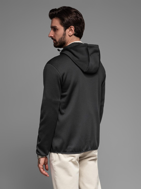 Ombre Clothing Мъжко леко цветно спортно яке с полар Ombre Clothing