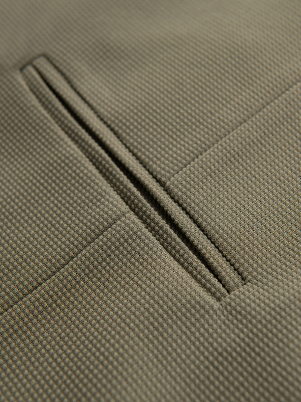 Ombre Clothing Мъжка структурирана плетена жилетка по поръчка с лацкани ръбове Ombre Clothing