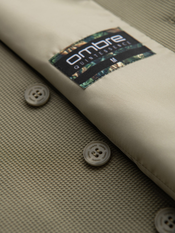 Ombre Clothing Мъжка структурирана плетена жилетка по поръчка с лацкани ръбове Ombre Clothing