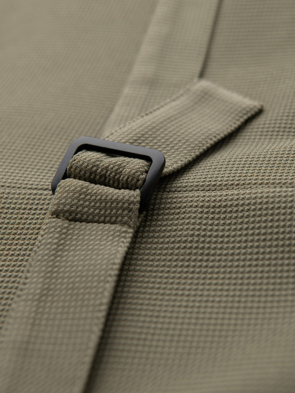 Ombre Clothing Мъжка структурирана плетена жилетка по поръчка с лацкани ръбове Ombre Clothing