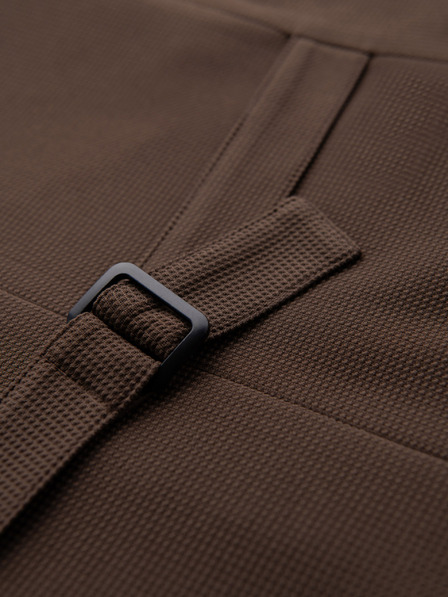 Ombre Clothing Мъжка структурирана плетена жилетка по поръчка с лацкани ръбове Ombre Clothing