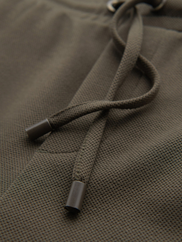 Ombre Clothing Мъжки плетени шорти с подгънати крачоли Ombre Clothing