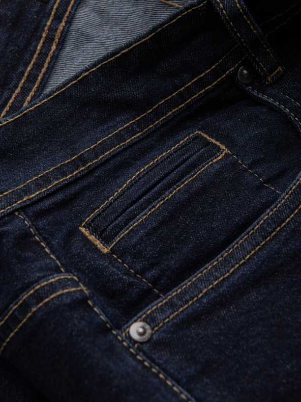 Ombre Clothing Мъжки дънкови шорти с подгънати крачоли Ombre Clothing