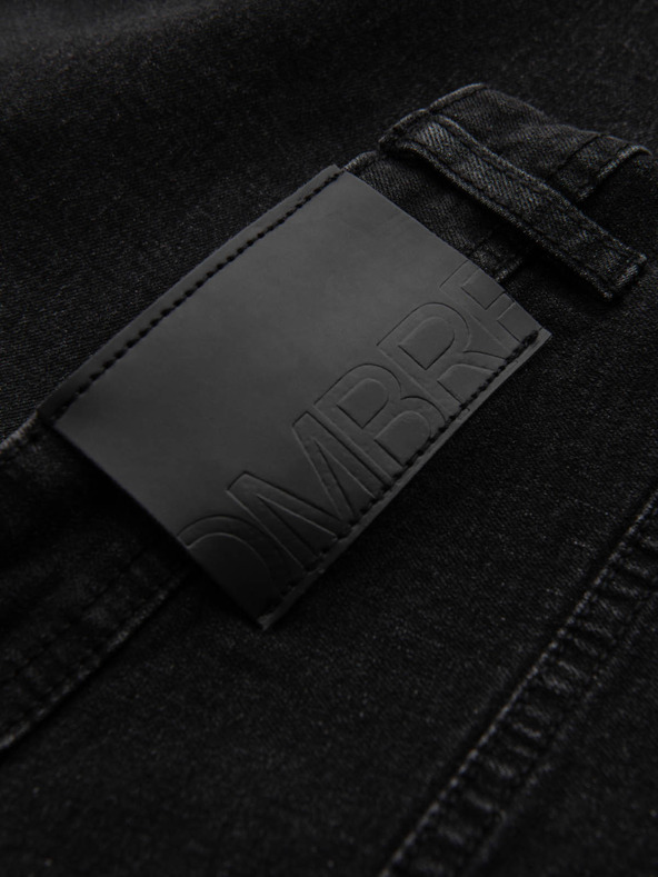 Ombre Clothing Мъжки дънкови шорти с подгънати крачоли Ombre Clothing