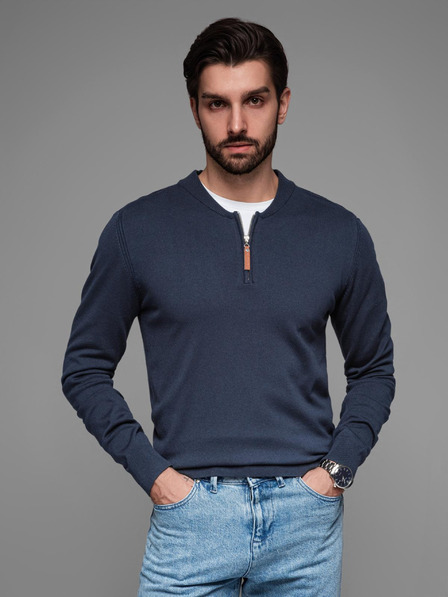 Ombre Clothing Мъжки плетен пуловер със структурирани точки Ombre Clothing