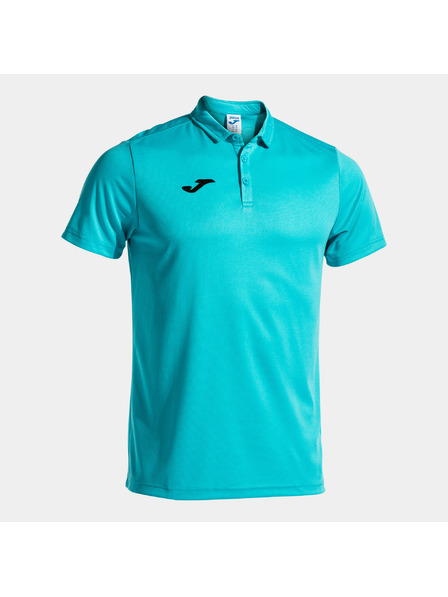 Joma Мъжка поло тениска Joma Polo Shirt Hobby S/S Fluor Turquoise Размер: