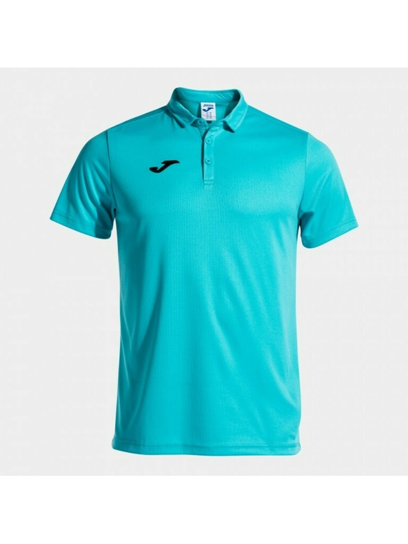 Joma Мъжка поло тениска Joma Polo Shirt Hobby S/S Fluor Turquoise Размер: