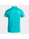 Joma Мъжка поло тениска Joma Polo Shirt Hobby S/S Fluor Turquoise Размер:
