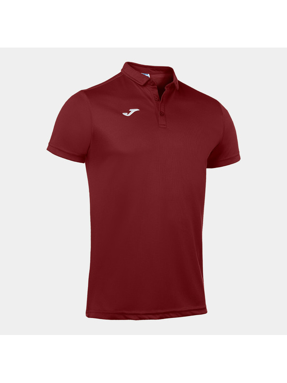 Joma Мъжка поло тениска Joma Polo Shirt Hobby S/S Burgundy Размер: