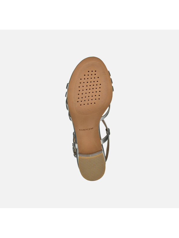 Geox Сребристи дамски сандали Geox Virnilisa 65 S
