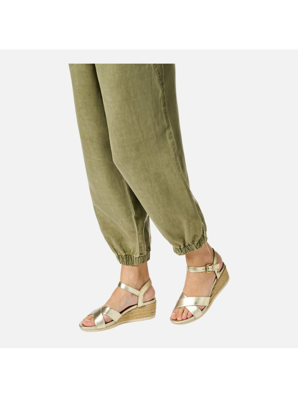 Geox Златисти дамски сандали Geox Ischia Corda