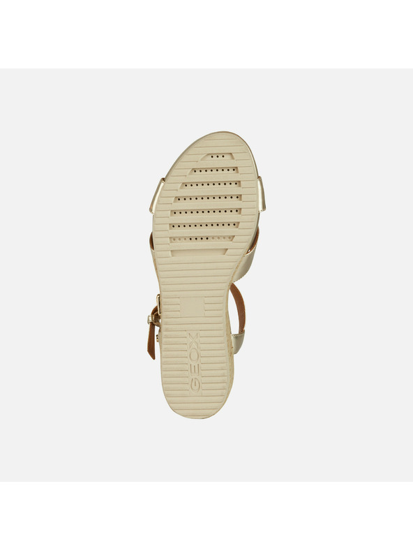 Geox Златисти дамски сандали Geox Ischia Corda