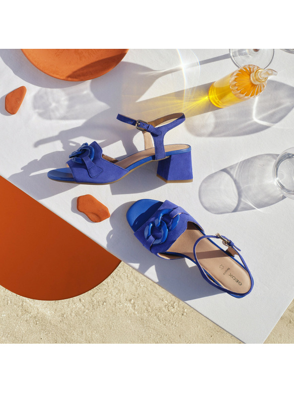 Geox Сини и лилави дамски сандали Geox New Eraklia 50 T