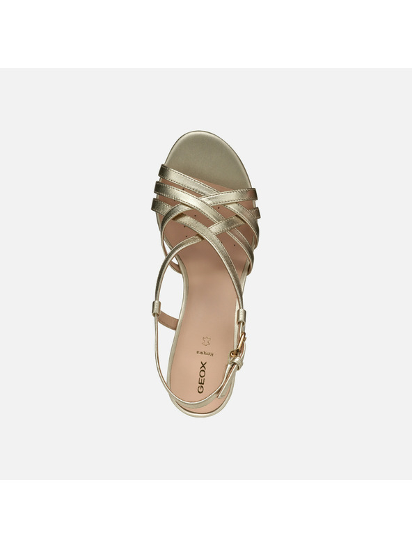 Geox Златисти дамски сандали Geox Virnilisa 65 S