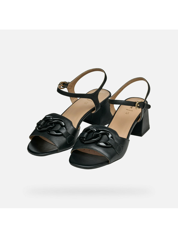 Geox Черни дамски сандали Geox New Eraklia 50 T