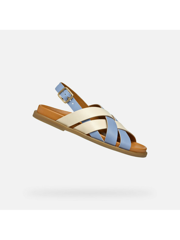 Geox Светлосини дамски сандали Geox Adelash