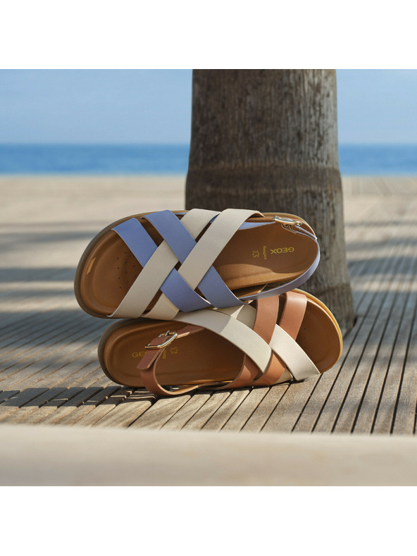 Geox Светлосини дамски сандали Geox Adelash