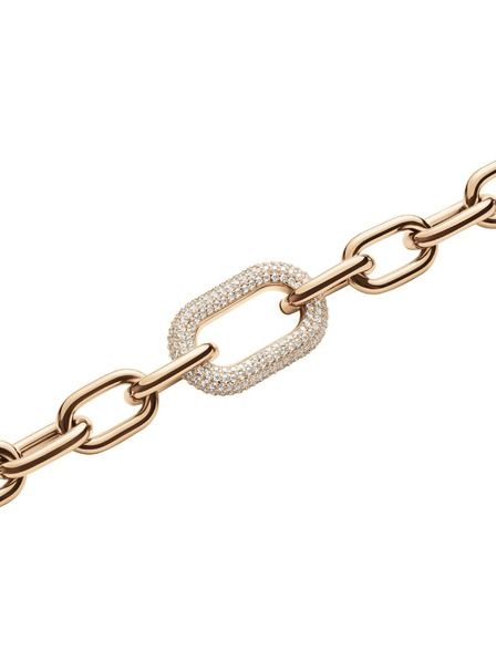 Daniel Wellington Дамско розово-златисто стоманено колие Daniel Wellington