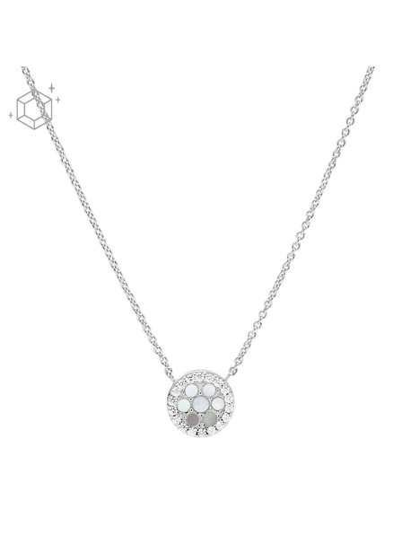 Fossil Дамско сребърно колие Fossil JFS00520040