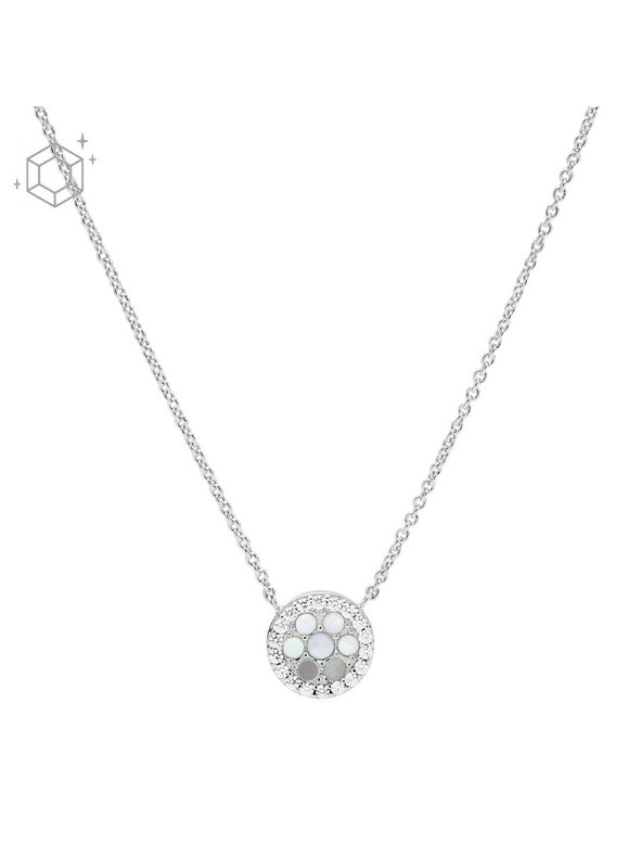 Fossil Дамско сребърно колие Fossil JFS00520040