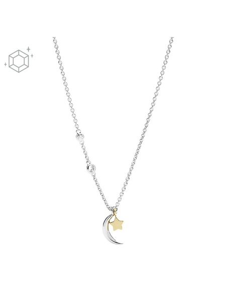 Fossil Дамско сребърно колие Fossil JFS00432998