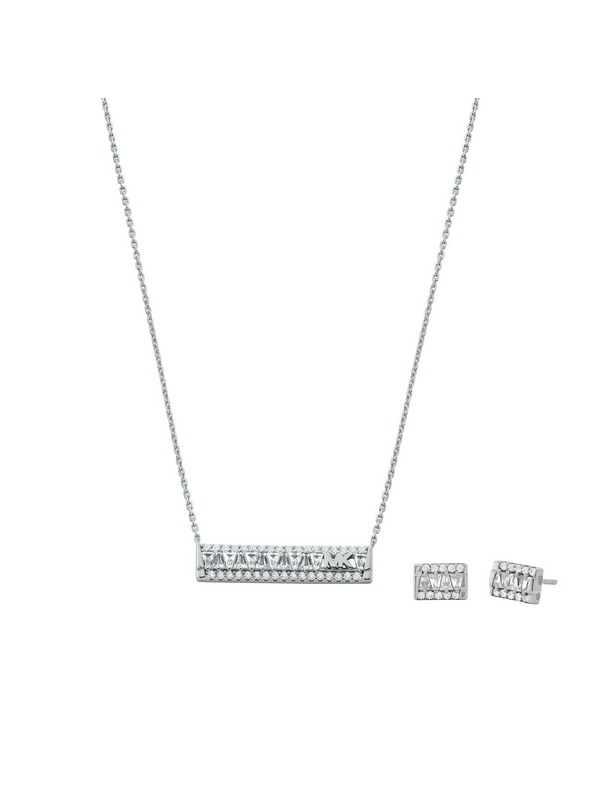 Michael Kors Дамско сребърно колие Michael Kors MKC1688SET