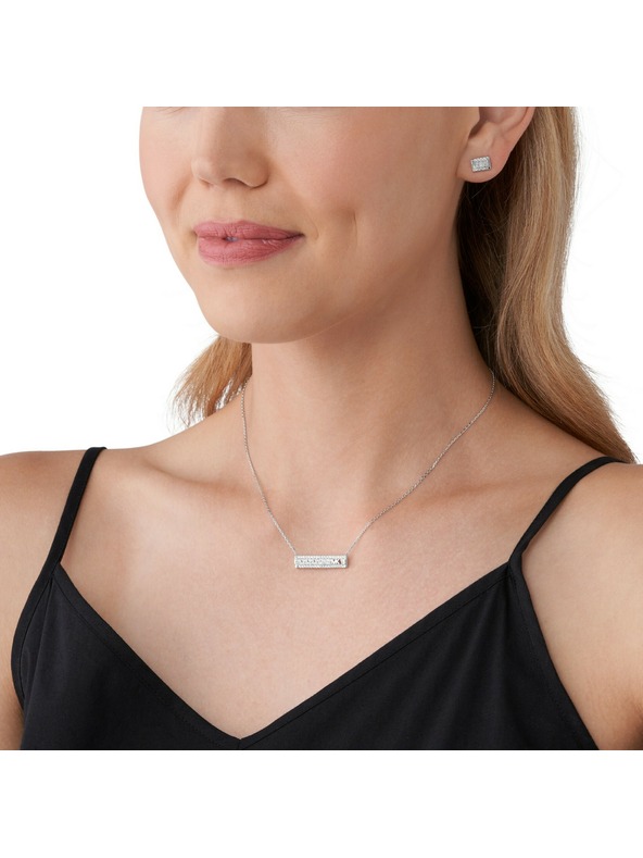 Michael Kors Дамско сребърно колие Michael Kors MKC1688SET