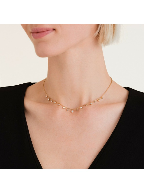 Rosefield Rosefield дамско позлатено колие JNDCG-J1017