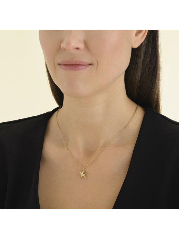 Rosefield Дамско позлатено колие Rosefield JNSNG-J830