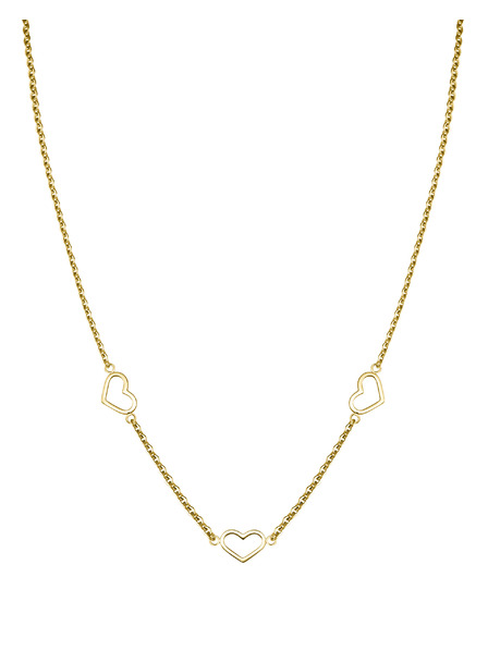 Rosefield Rosefield златно колие Triple Heart JNTHG-J535