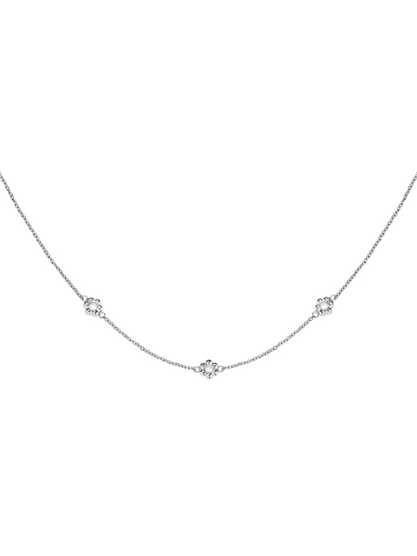 Rosefield Rosefield колие в сребрист цвят Daisy Flower JNDFS-J673