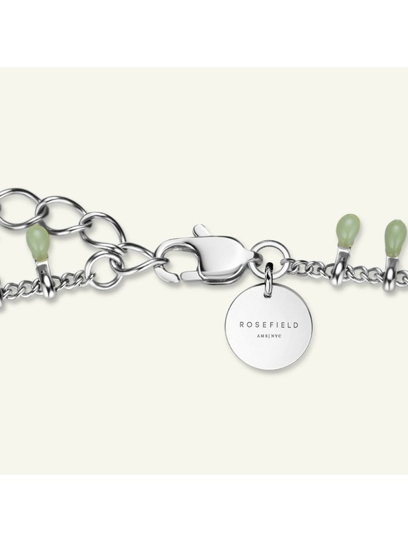 Rosefield Rosefield колие в сребрист цвят Drop Chain JNDCS-J681