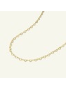 Rosefield Rosefield колие в златист цвят Heart Chain JNHCG-J684