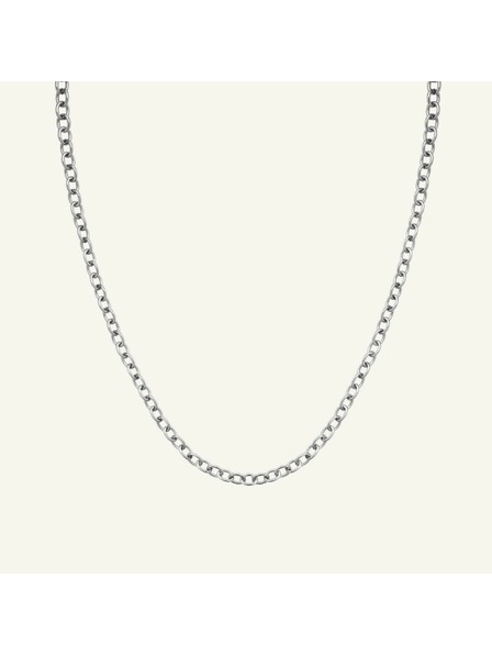 Rosefield Rosefield колие в сребрист цвят Oval Chainlink JNOCS-J627