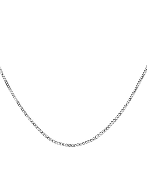 Rosefield Rosefield колие в сребрист цвят Flat Curb JNFCS-J623