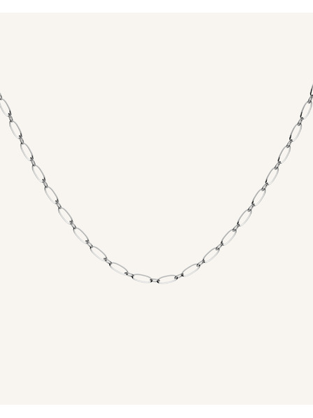 Rosefield Rosefield колие в сребрист цвят Oval JNOLS-J544