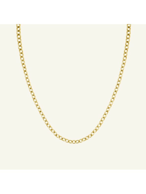 Rosefield Rosefield колие в златист цвят Oval Chainlink JNOCG-J626