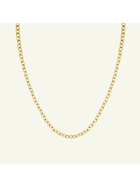 Rosefield Rosefield колие в златист цвят Oval Chainlink JNOCG-J626