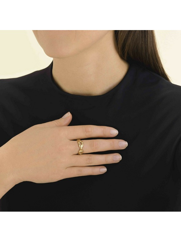 Rosefield Rosefield позлатен стоманен пръстен Размер: