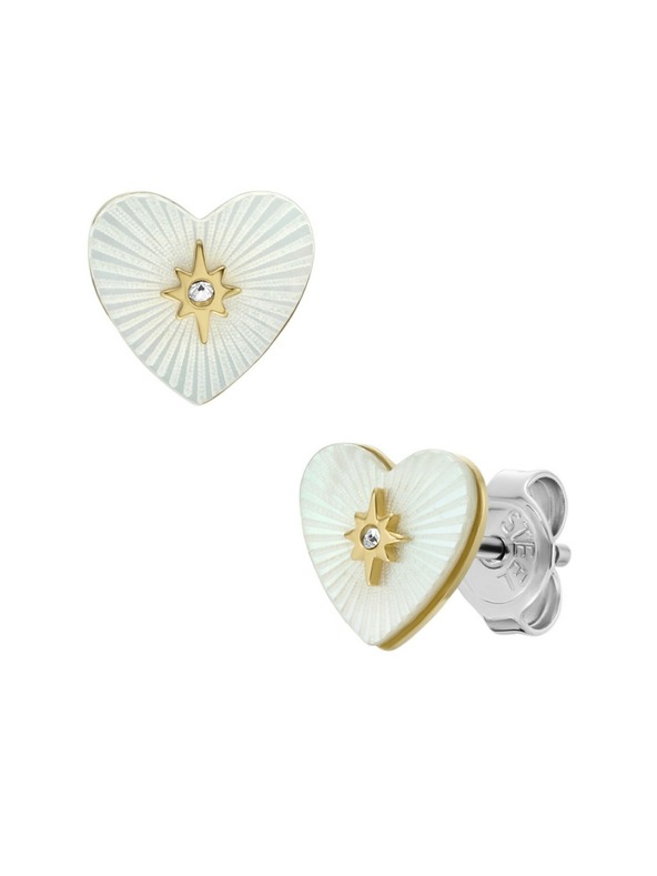 Fossil Дамски стоманени обеци Fossil Sutton