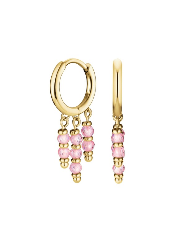 Rosefield Дамски позлатени обеци Rosefield JEPHG-J815